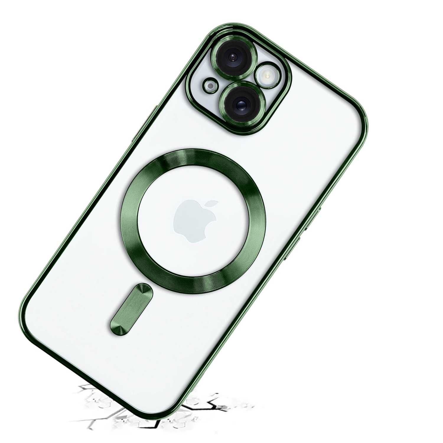 Etui Apple Iphone 13/14/15 Plus Pro Max Magsafe Case Obudowa Ciemny Zi