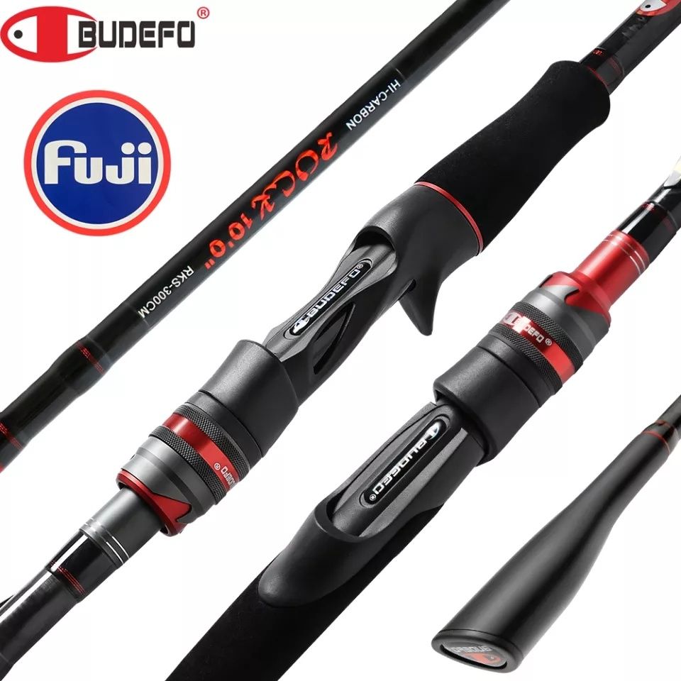 Спиннинг Budefo Rock Carbon 1.98m 8-30g удочка