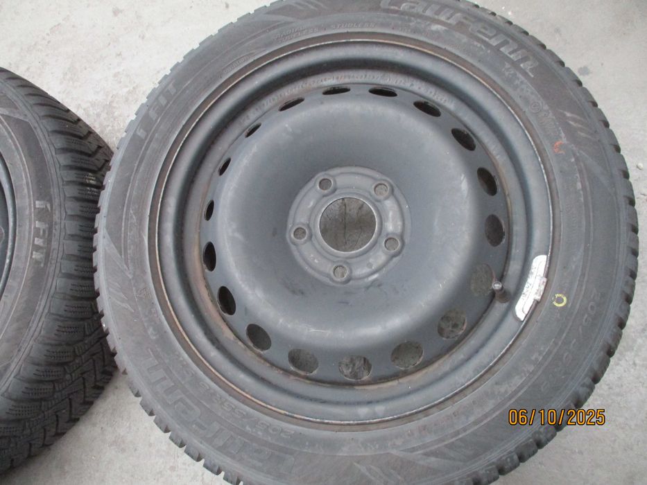 koła-felgi stalowe + opony Renault Dacia  6,5x16 et47 opony 205/55r16