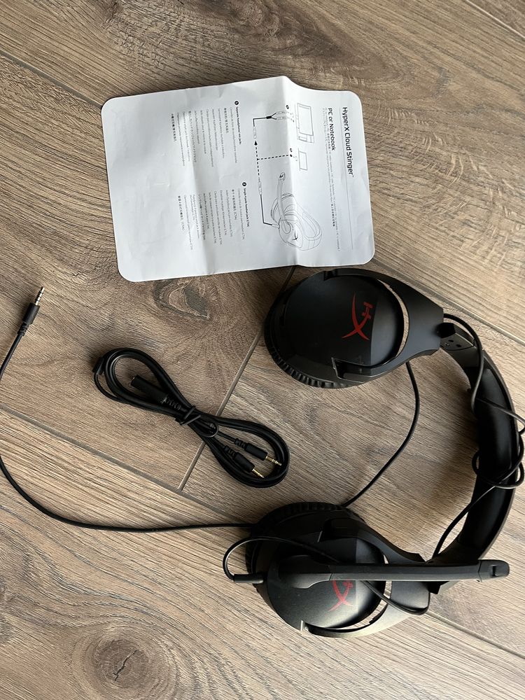 Słuchawki gamingowe  hyperX cloud stinger z mikrofonem