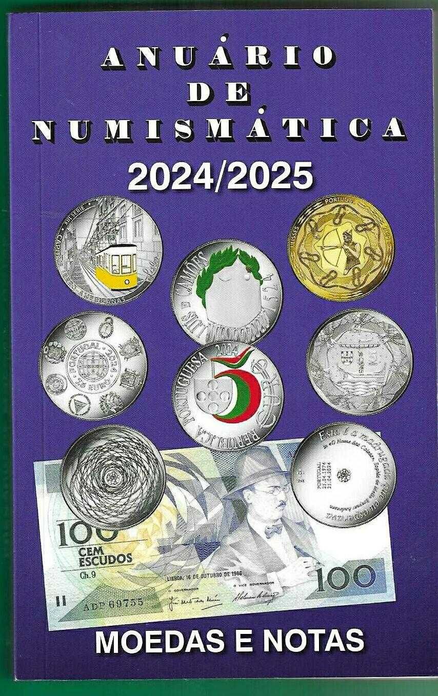 Numismática anuário de notas e moedas de 2024/2025