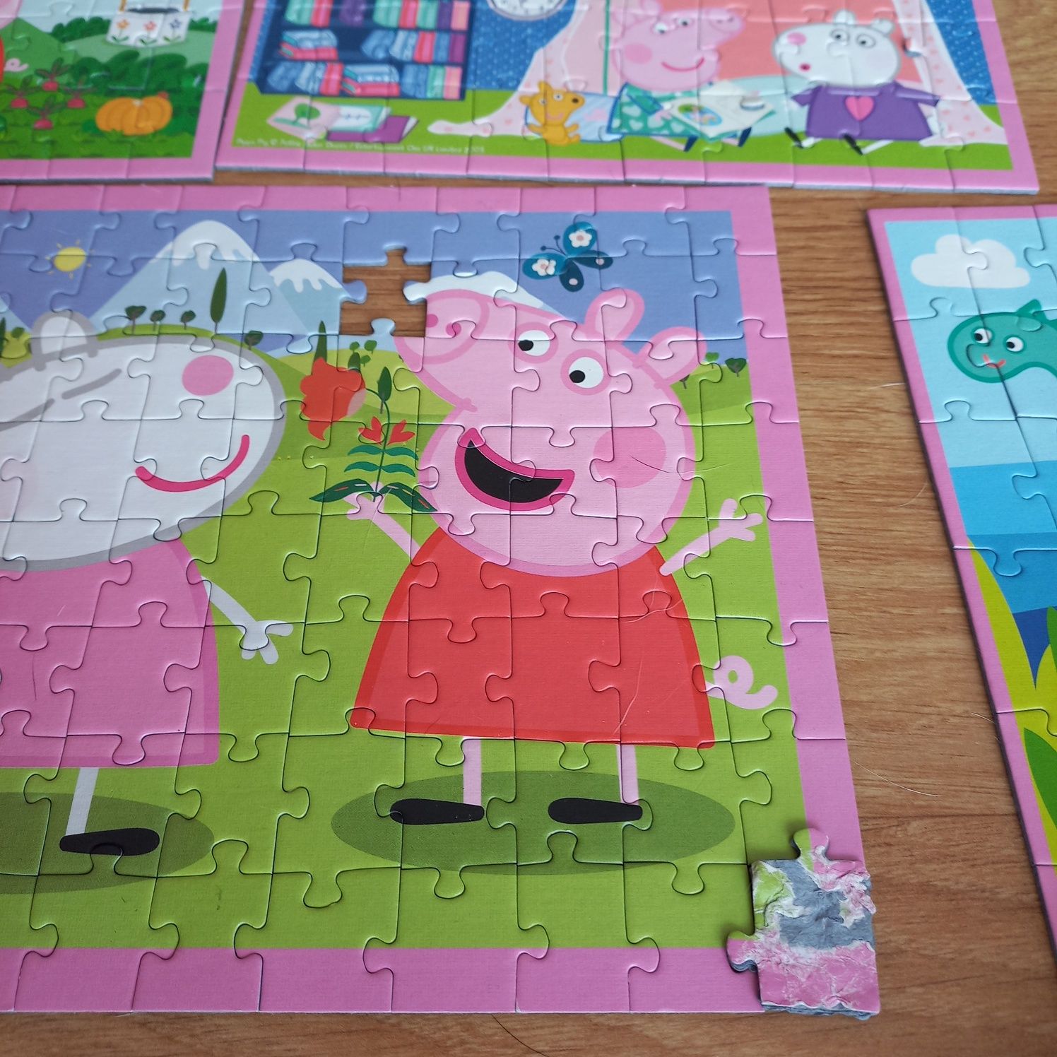 Gra i puzzle świnka peppa