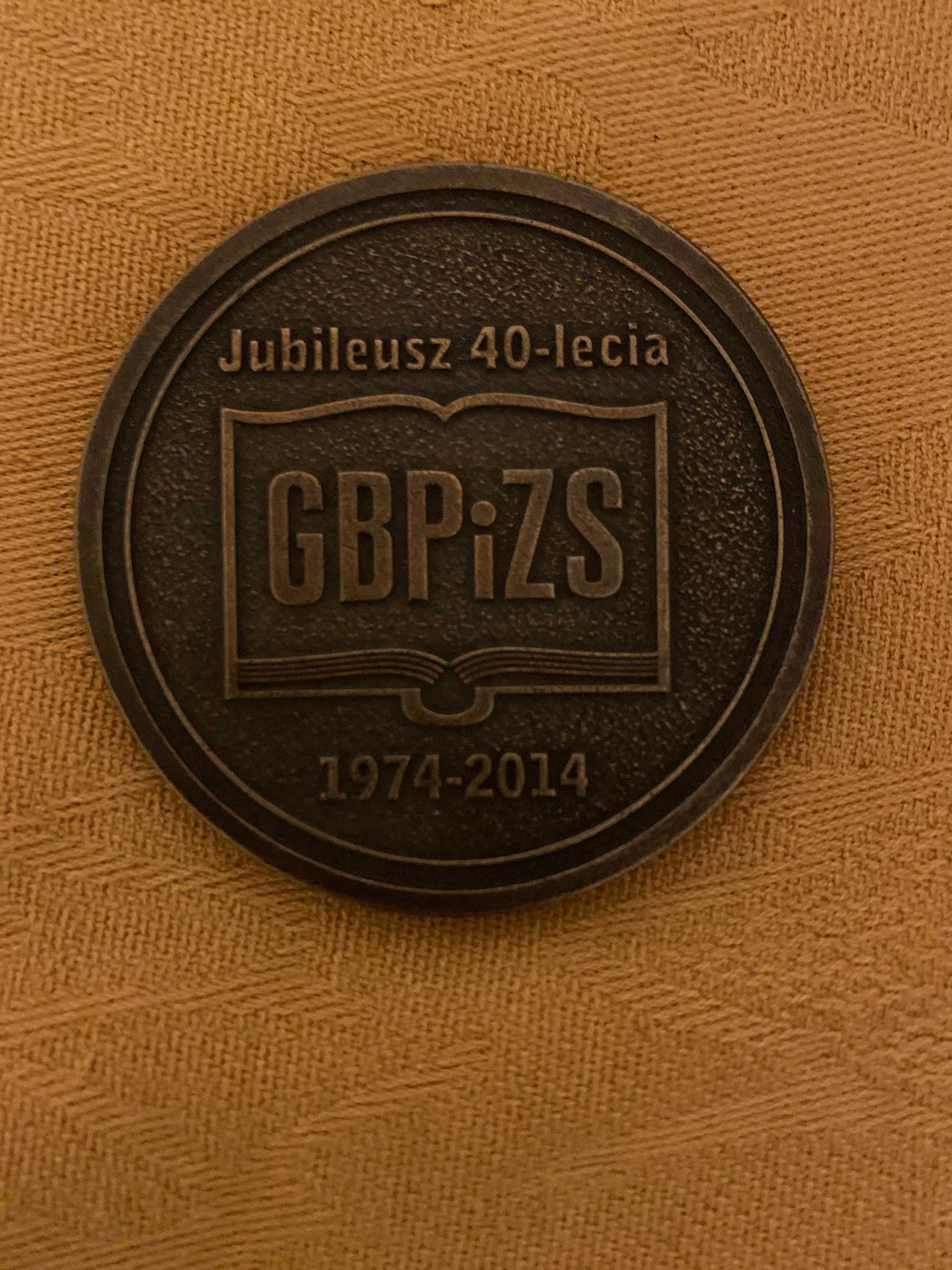 Medal z okazji 40 lat GBPiZS w etui unikat vintage