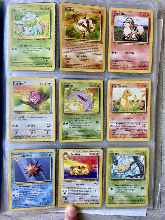 Cartas Pokemon antigas