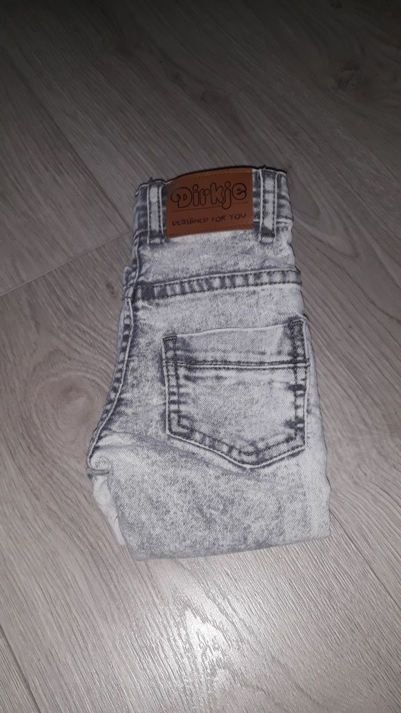 Spodnie rurki jeansowe Dirkje roz. 80 12 miesięcy