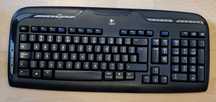 Logitech EX-110 Klawiatura uszkodzona ! Na części