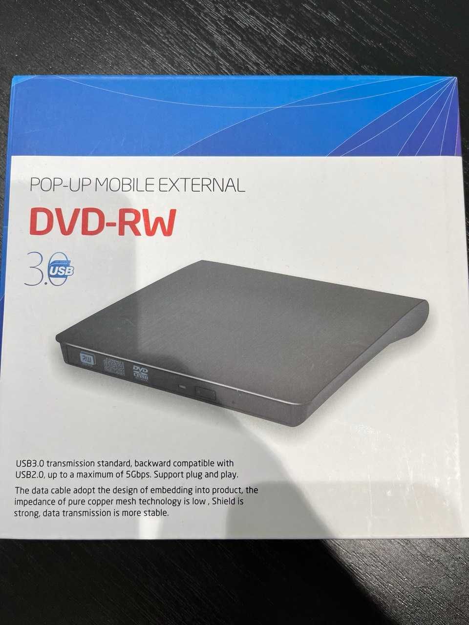 Портативний дисковод DWD-RW Plug&Play ECD819-SU3 (s2-11-5) USB 3.0