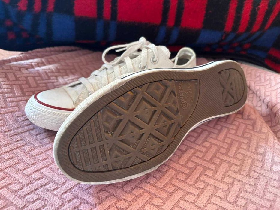 Converse All Star Brancos Curtos, Chuck Taylor