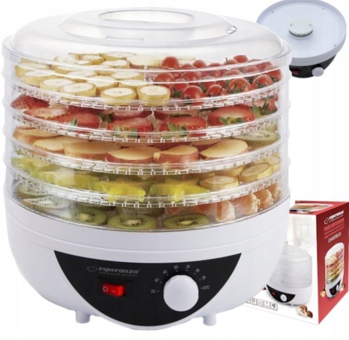 Suszarka do Grzybów Mięsa Owoców Spożywcza 250 W 5 SIT MOCNA DUŻA