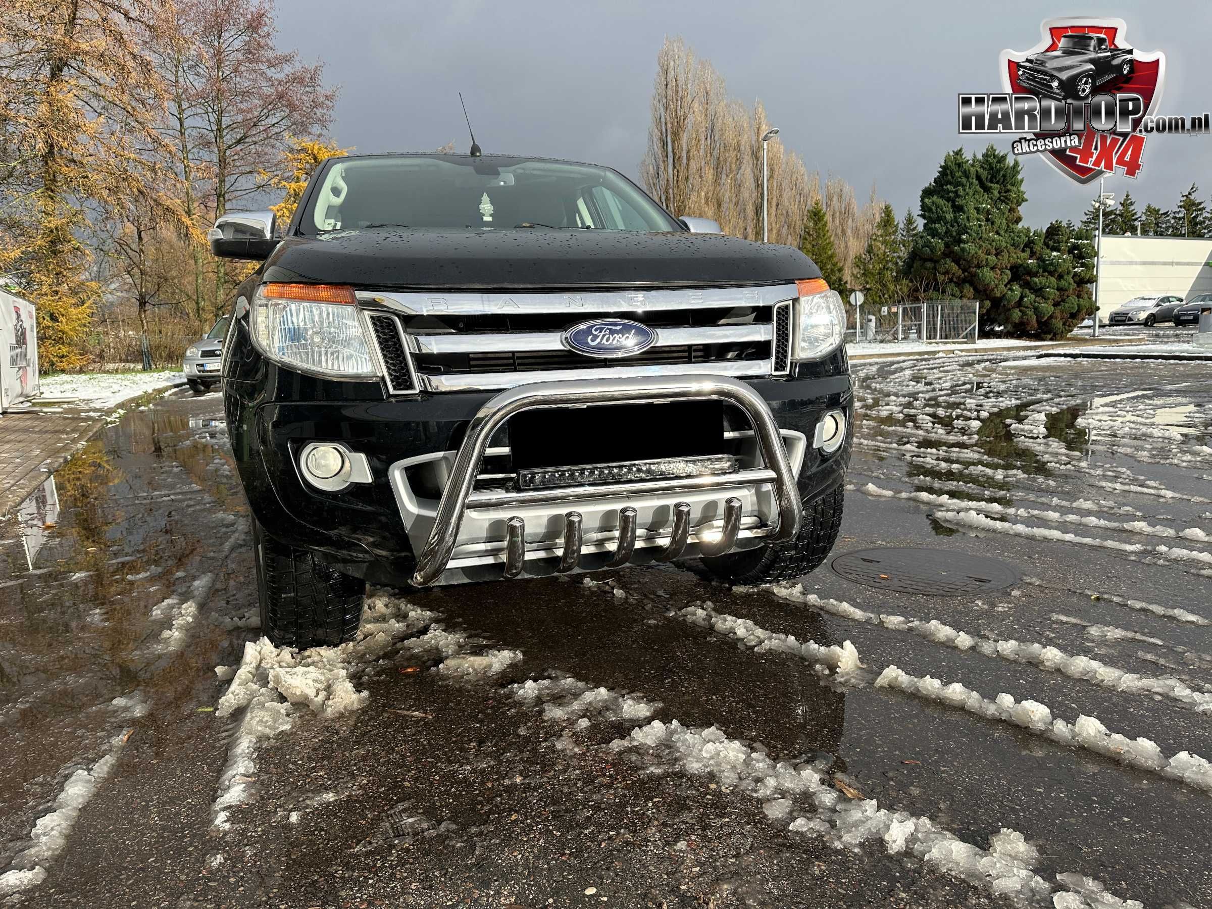 Zestaw Orurowanie + Panel LED Hella Black Magic FORD RANGER