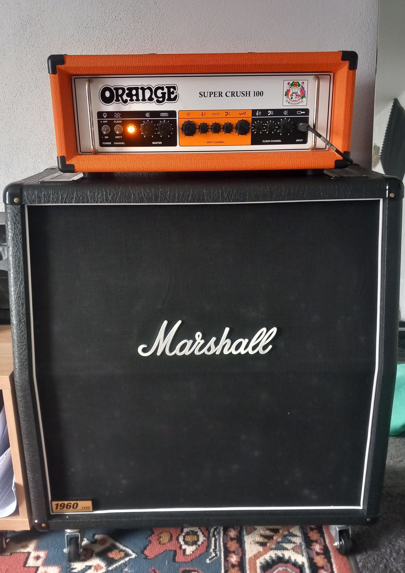 Cabeça amplificador orange super crush 100h