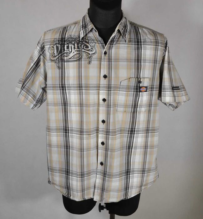 DICKIES Authentic Koszula Męska L Oryginalna Super Stan Bawełna