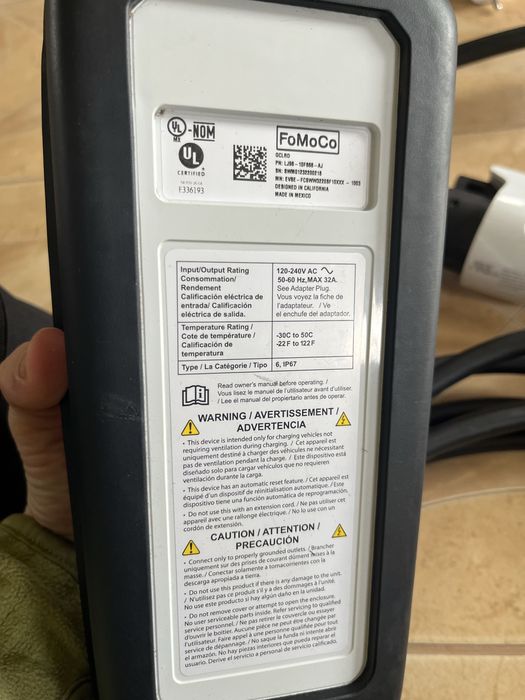 Зарядка до Mustang Mach-E