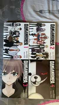 Manga Danganronpa 4 tomy komplet