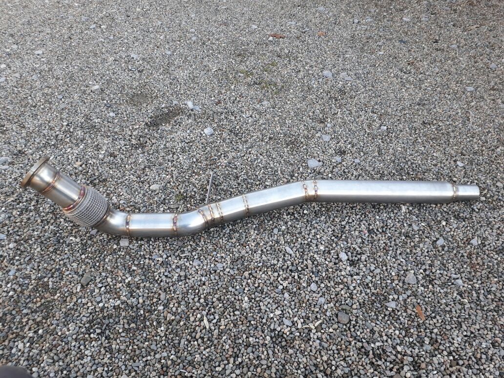 Downpipe Audi A4 B8 A6 C6 C7 C8 3.0 tdi; średnica 3 cale