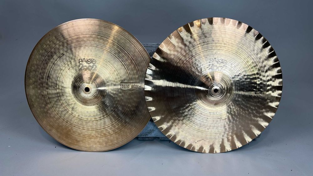 Paiste 2002 Sound Edge Black Label Hi-Hat 15" Vintage - Bonham 1979'