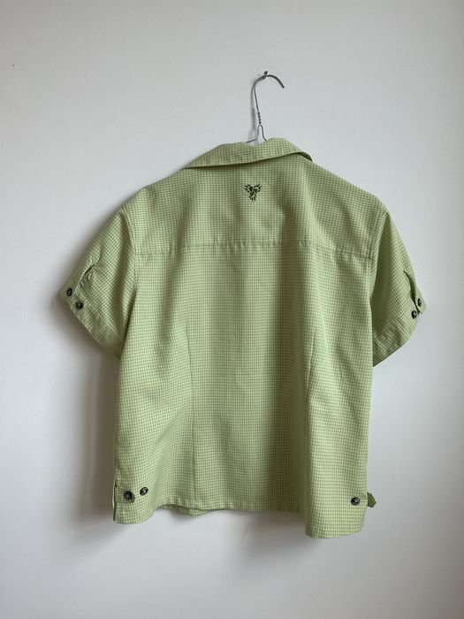 Jack Wolfskin Travel zielona damska koszula w kratę rozmiar XL 42