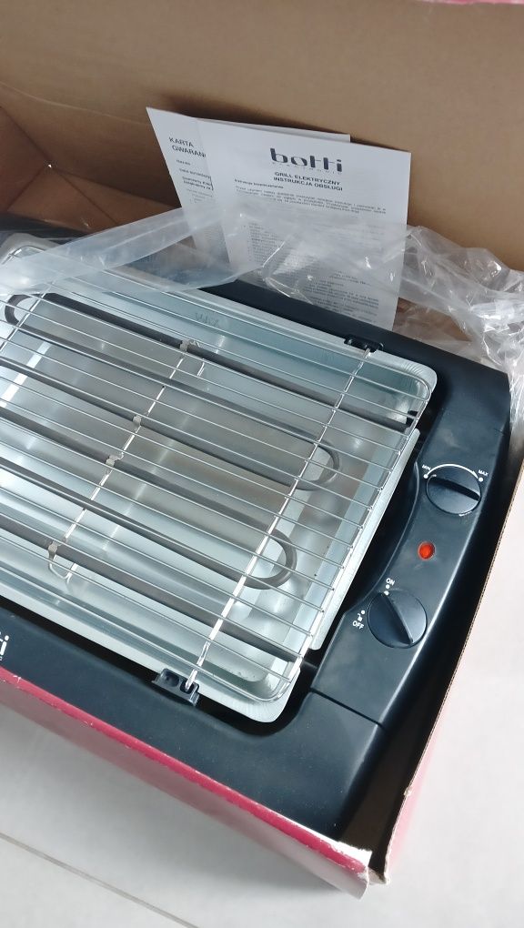 NOWY GRILL elektryczny BOTTI Electronic JA 802T