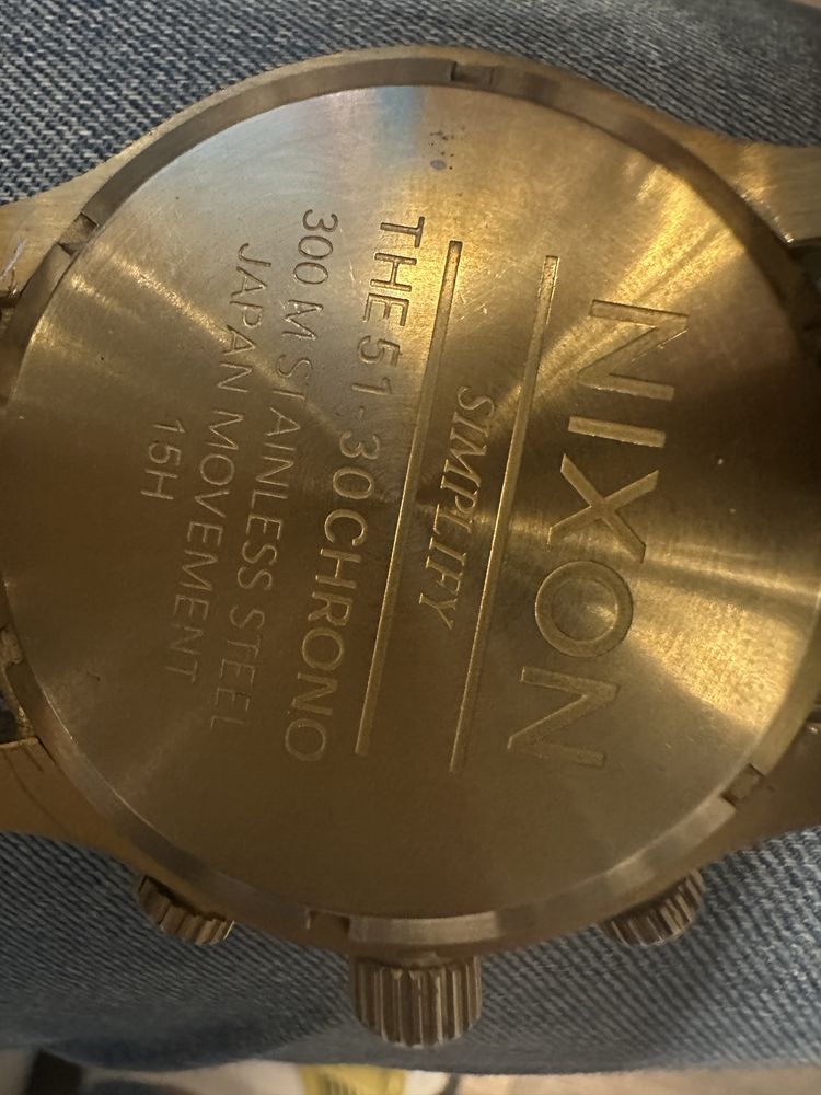 Nixon 51-30 Chrono All Gold