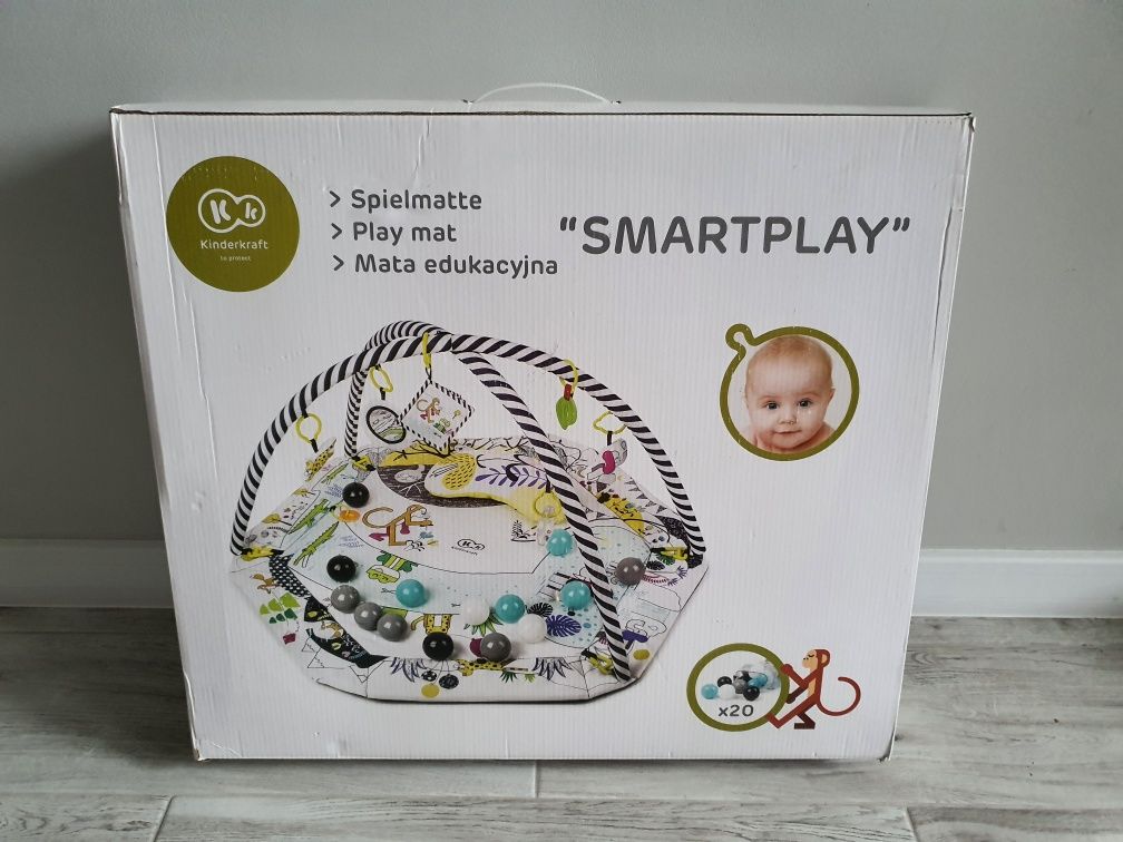 Mata edukacyjna Kinderkraft Smartplay+Moms care książeczka