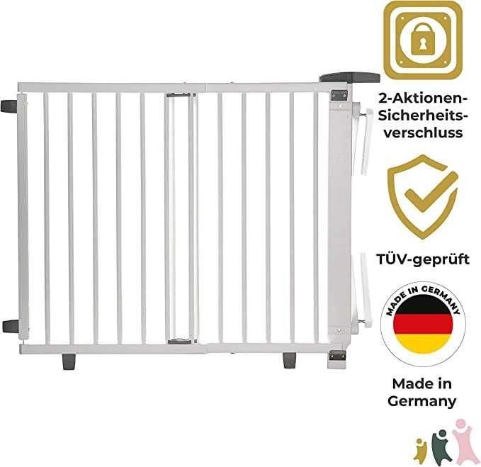 Geuther Drabinka Bramka Zabezpieczająca na schody 95-135cm