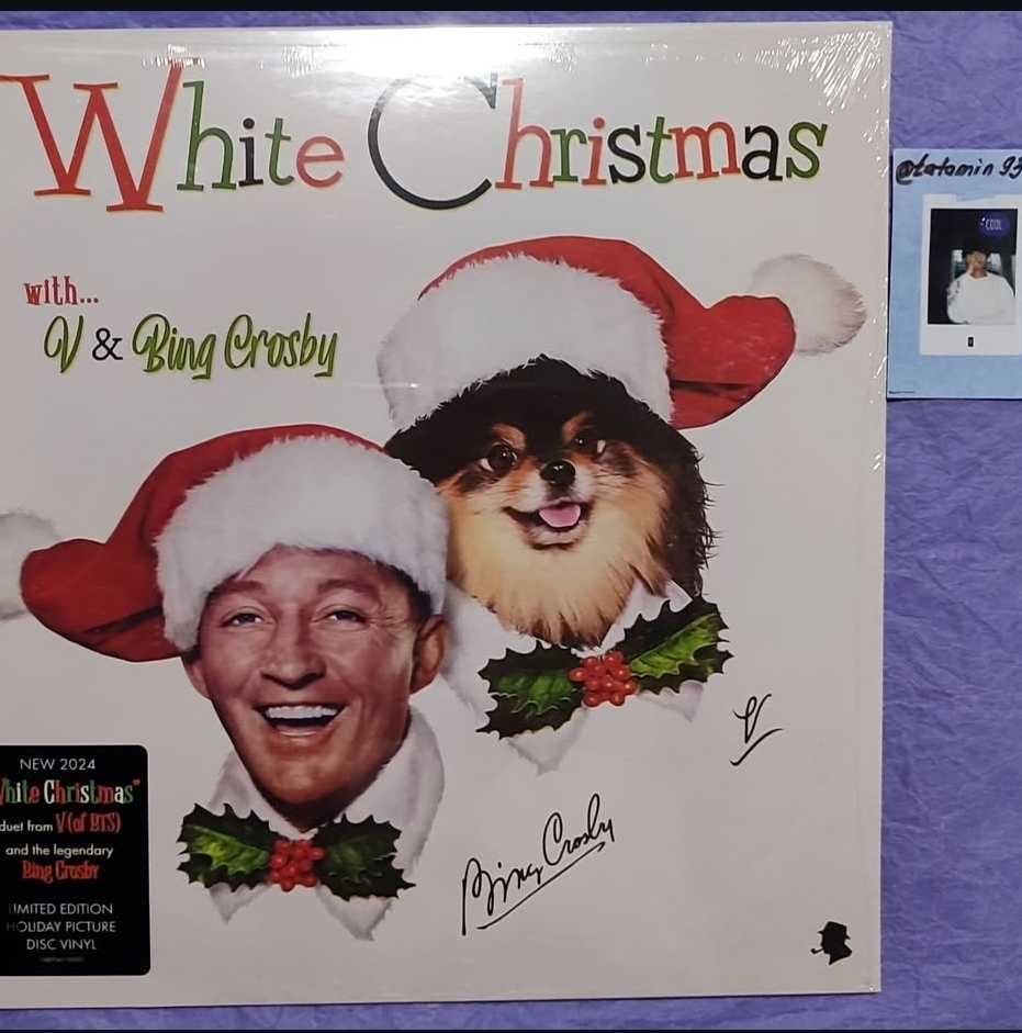 Лімітований Вініл Техьона BTS White Christmas