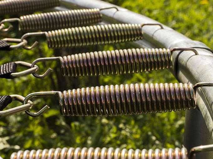 SPRĘŻYNY Do TRAMPOLINY Sprężyna 165mm BECZKOWE 10szt + HAK do Montażu
