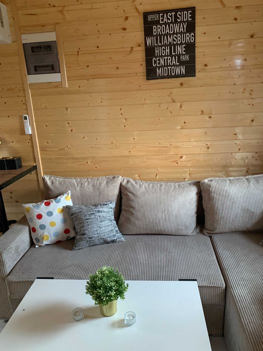 Dom drewniany Jarząb A 4x5m + 2m taras 20m2