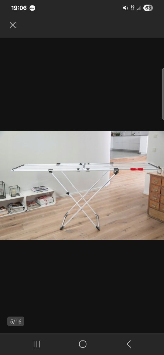 VILEDA Suszarka  na pranie Balkonowa Do Prania DOBLE