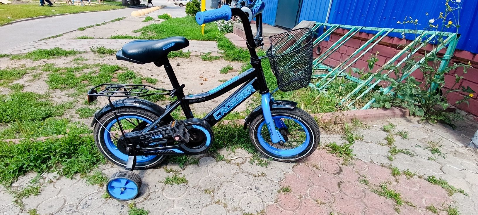 Дитячий двоколісний велосипед Rocky Crosser-13 12" з корзинкою