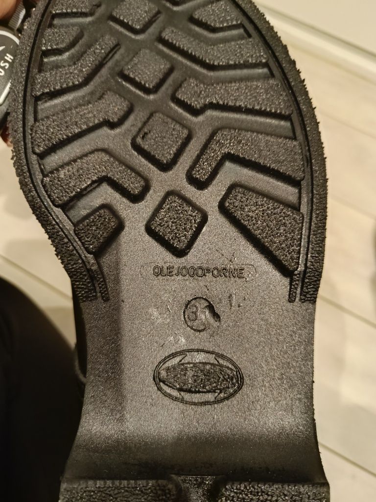 Męskie nowe buty skórzane dla.wkl.31.5 cm