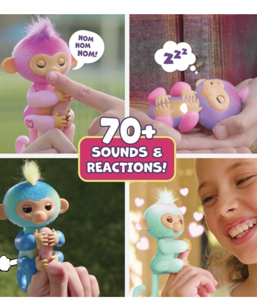 Інтерактивна Ручна Мавпочка Fingerlings Monkey