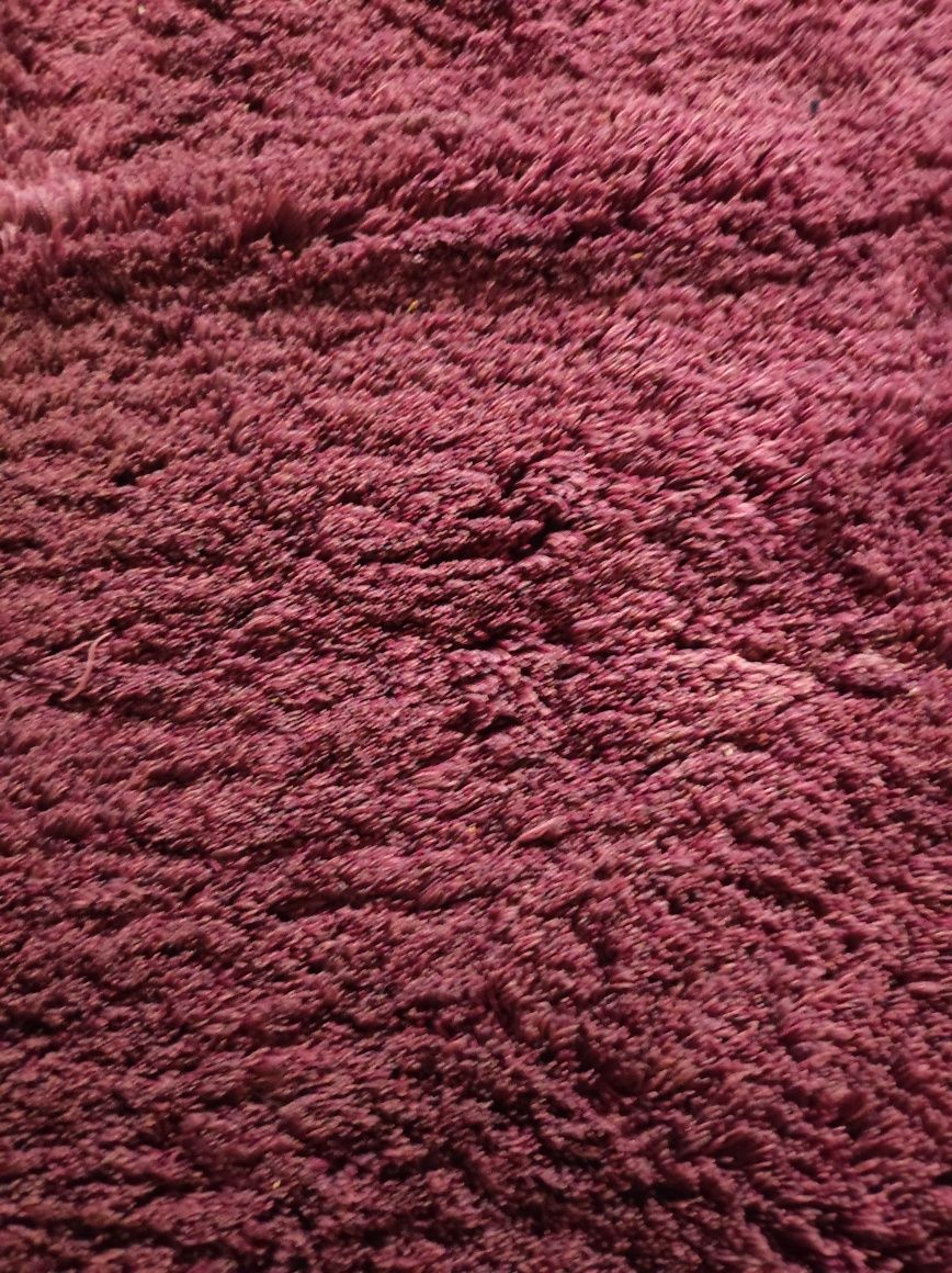Dywan Shaggy bordo