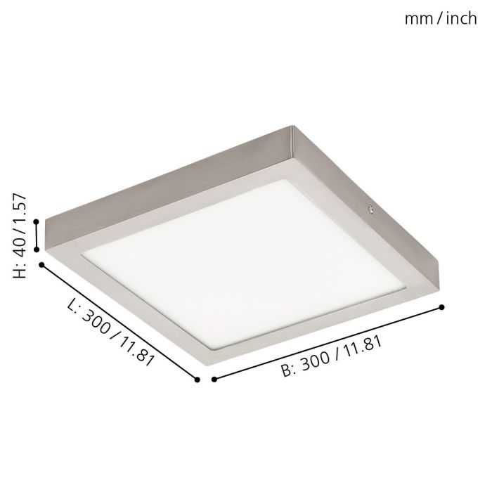 FUEVA-C Plafon LED oprawa natynkowa Smart Home-  30x30 cm - 96681 EGLO