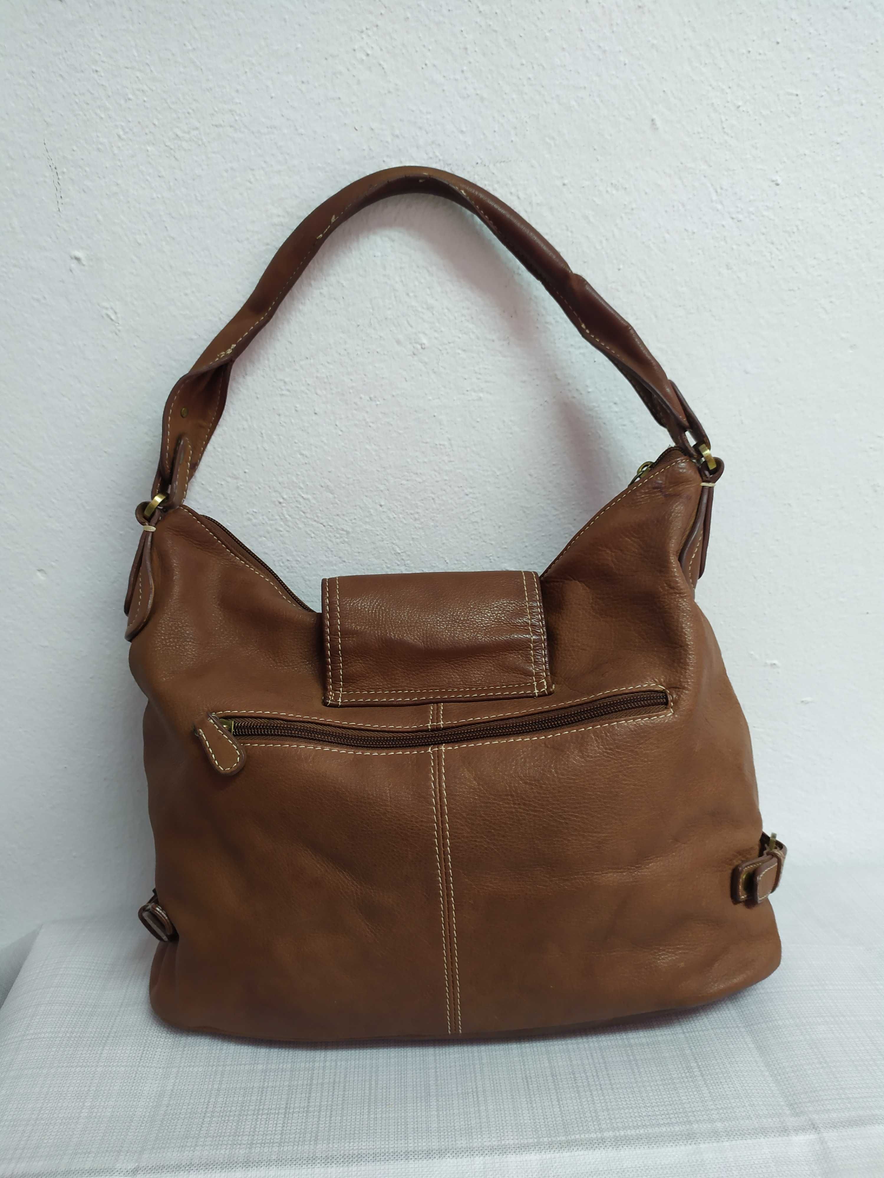 Mala/bolsa, pele genuína, marca Caroll