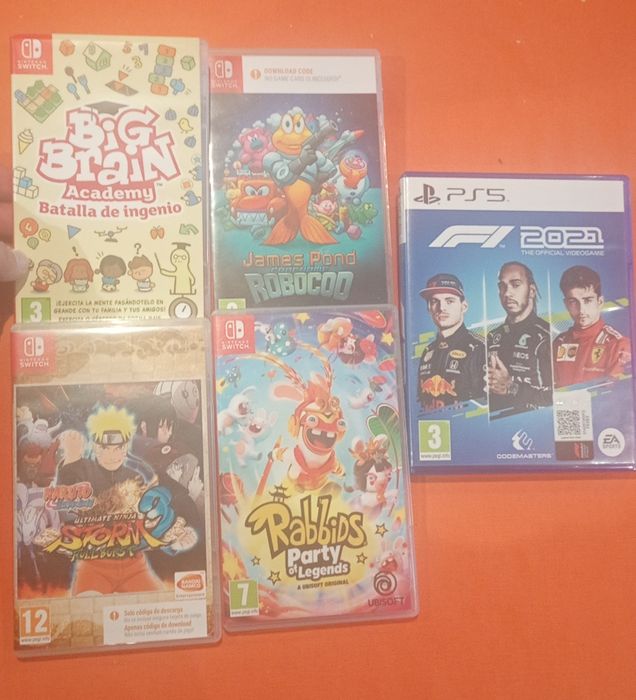 Vários jogos PlayStation e Nintendo