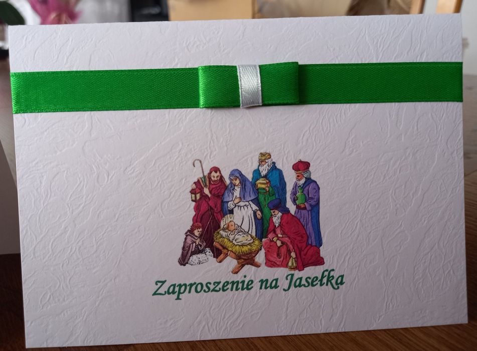 Zaproszenia na Jasełka Zaproszenie