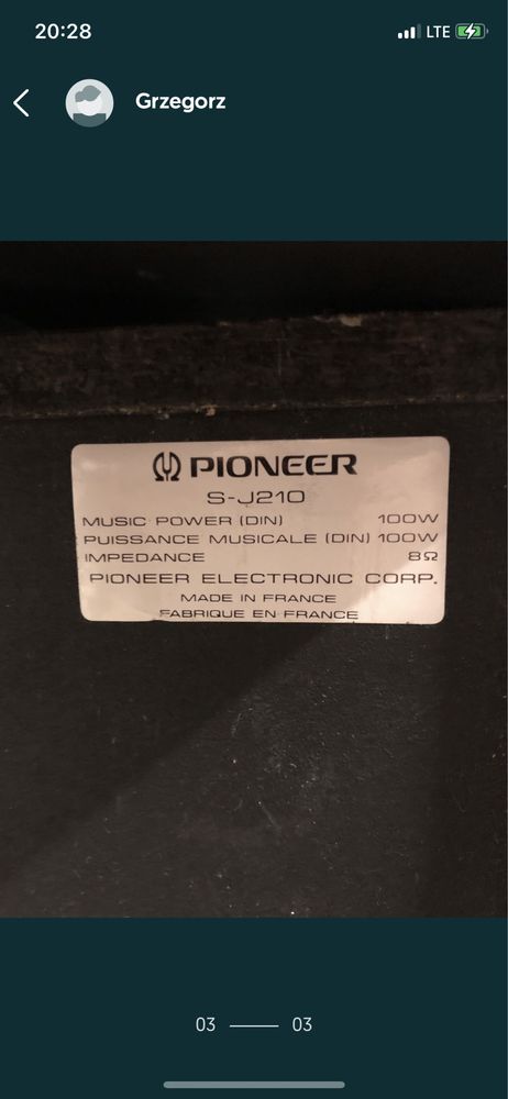 Wieża Pioneer  z Głośnikami 370 w Japan