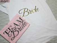 T-shirt Team Bride - Despedida de Solteira em SALDOS