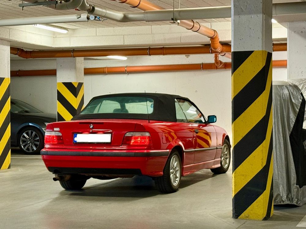 BMW e36 cabrio 1999r klima Hellrot