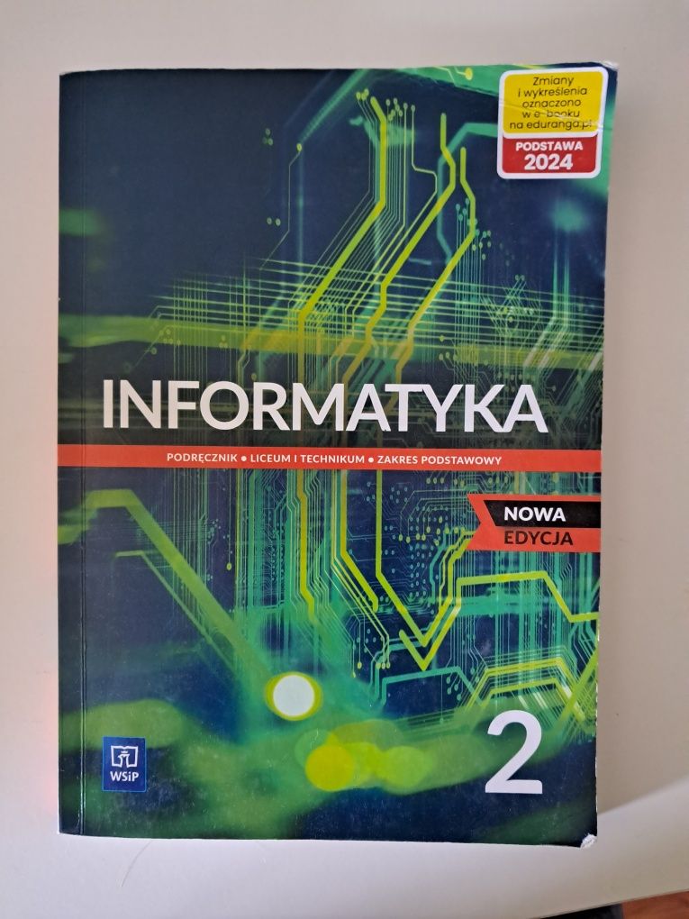 Podręcznik informatyka 2 WSiP zakres podstawowy