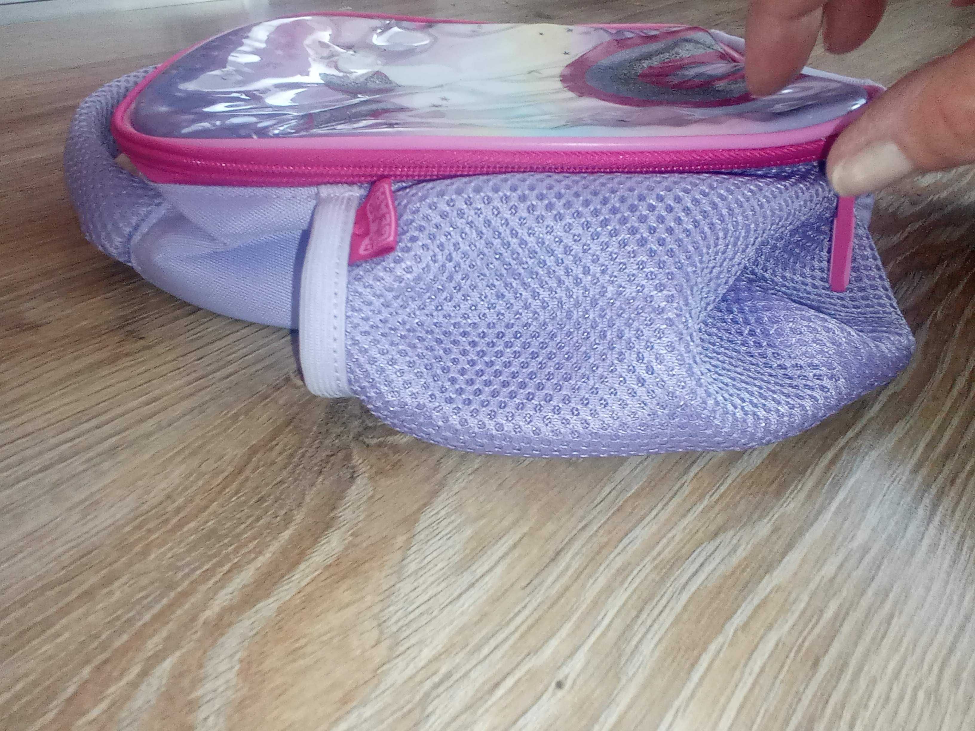Lunch box torba termiczna dla dzieci jednorożec róż fiolet jak nowa