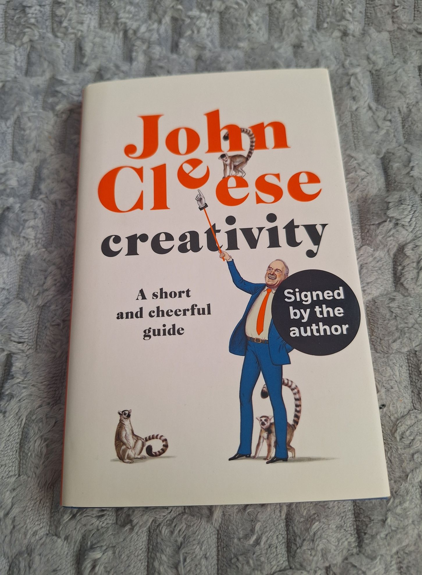 John Cleese Creativity autograf Monthy Python książka