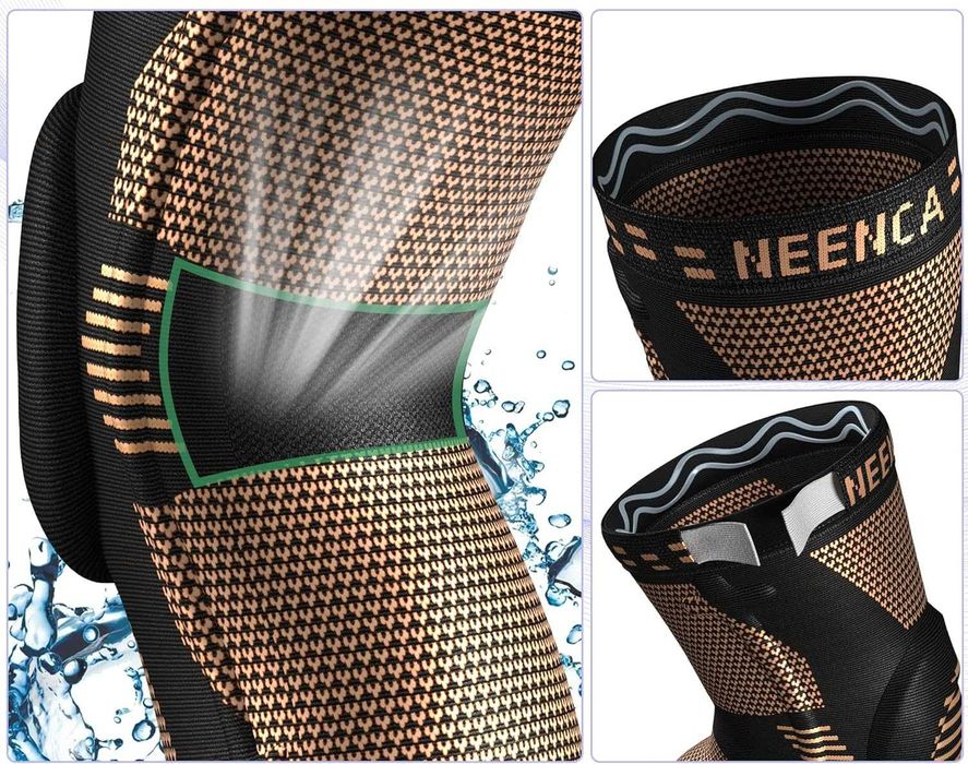 Nowa opaska na kolano / orteza / stabilizator NEENCA !R-XXL! 5237!