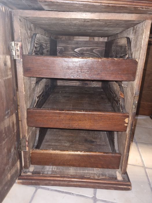 Antyczne, zabytkowe biurko dwustronne