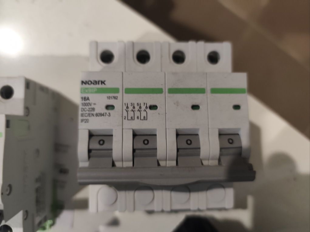 Rozłącznik DC Noark Ex9IP 4P 16A 2szt
