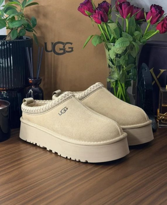 UGG beż nowe sneakersy ugg tazz popularne obuwie ugg klasyczne