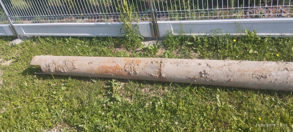 rura  na mostek 200 mm 9 m długa 8 mm gruba