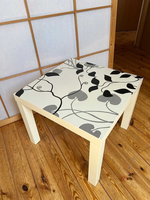 Stolik kawowy Lack IKEA 55x55 cm H 45 cm - oryginalny design - unikat