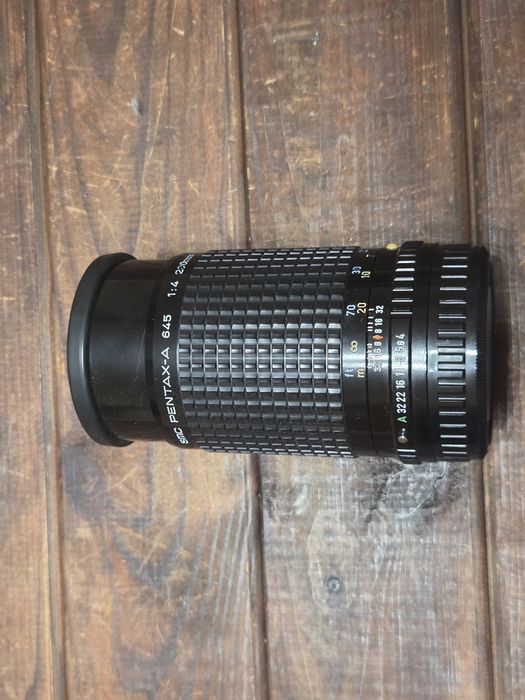 Pentax 645 200mm можливо з перехідником на Fujifilm GFX